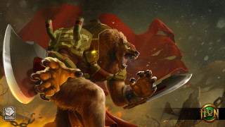 Cartoon bear knife food demon - alex petruk ape free wallpaper