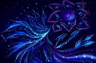Blue bird star background blue - a blue bird free wallpaper