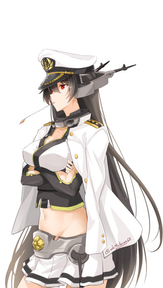 Woman uniform long hair hat - long hair and a hat free wallpaper