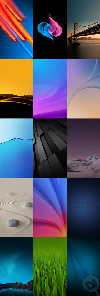 Colors shapes series photos different - a bridge free wallpaper