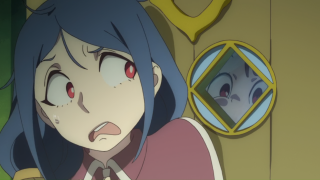 Girl blue hair red eyes 3 - red eye free wallpaper