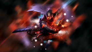 Man gun sword red background - hand free wallpaper