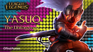 Yasuo the unforgiven man with - his hand and a caption free wallpaper