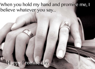 Couple holding hands ring message - romantic free wallpaper