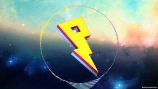 Lightning bolt stars background blue - cinematic composition free wallpaper