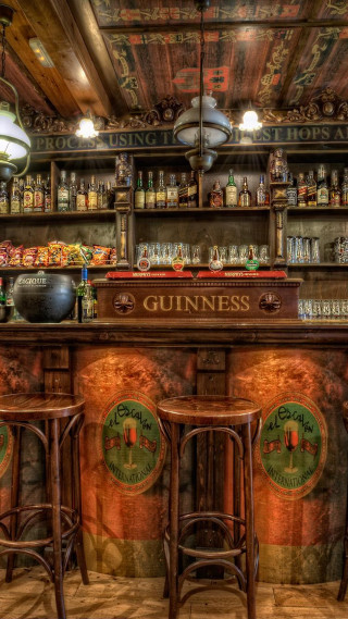 Bar three stools counter pots - afewerk tekle free wallpaper