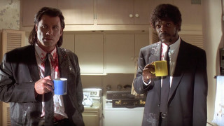 Men suits holding cups kitchen - a cup free wallpaper