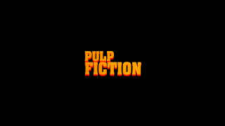Pulp fiction black background red - letter free wallpaper