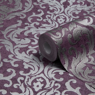 Purple silver wallpaper pattern silver - purple free wallpaper