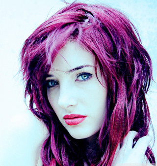 Red hair blue eyes pose - constanceanne parker free wallpaper