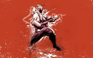 Man suit tie red room - a red room free wallpaper
