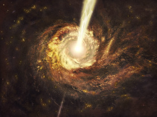 Spiral object bright light black - a black hole in the center free wallpaper