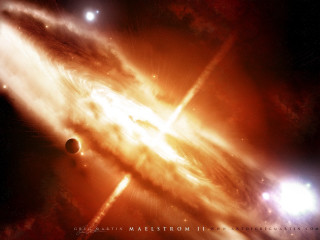 Large star bright light distant - a distant object in the background free wallpaper