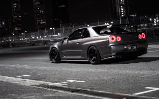 Car parked night lights tail 2 - the tail free wallpaper