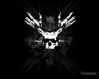 Skull wings skull dark background - the dark background free wallpaper
