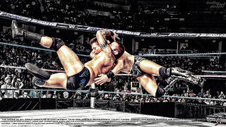 Wrestling men ring crowd watching - chippy free wallpaper