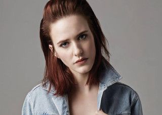 Woman red hair denim jacket - anna findlay free wallpaper