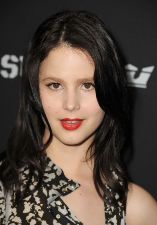 Woman black hair red lipstick 4 - long black hair free wallpaper