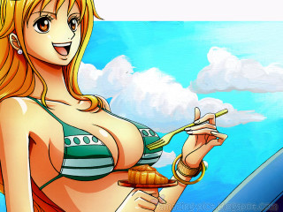 Cartoon woman cigarette lighter man - eiichiro oda free wallpaper