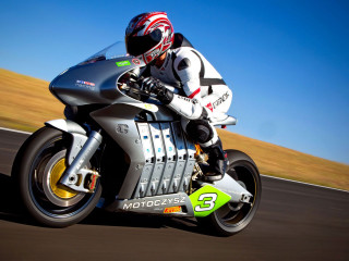 Person riding motorcycle track helmet 3 - cybernetic free wallpaper