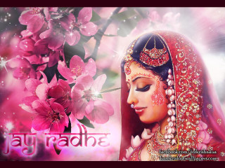 Beautiful woman red dress pink - metaphysical painting free wallpaper