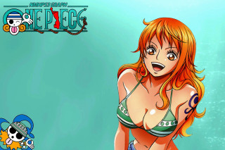 Cartoon girl pirate ship bikini - eiichiro oda free wallpaper