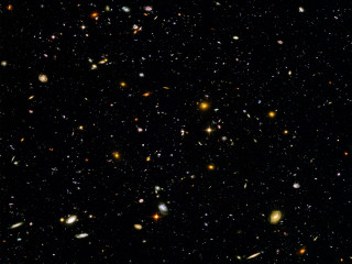 Large group objects dark sky - space free wallpaper