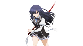 Woman short skirt sword hand - purism free wallpaper