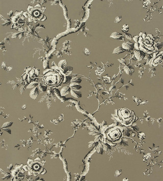 Floral wallpaper bird flying design - a wallpaper free wallpaper
