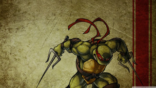 Teenage mutant sword drawing red - a red ribbon free wallpaper