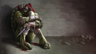 Man knife bloody face drawing - game art free wallpaper