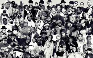 Collage black white people group - a large group of people free wallpaper