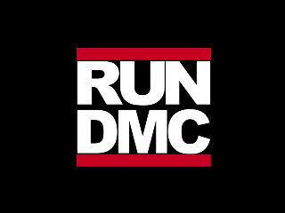 Run dmc logo black background - letter free wallpaper