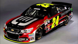 Red car number 24 side - the front of its free wallpaper