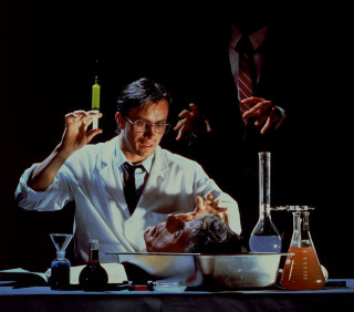 Man labcoat biology blood green - eric peterson free wallpaper