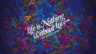 Colorful floral quote illustration minimalism - anton fadeev free wallpaper
