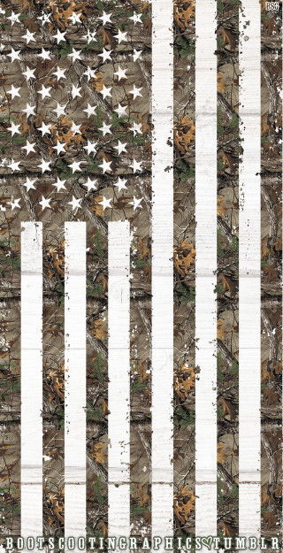 Wooden flag white stars camouflage - american realism free wallpaper