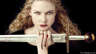Woman sword blood hands knife - a woman holding free wallpaper