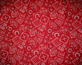 Red white pattern background dots - western free wallpaper