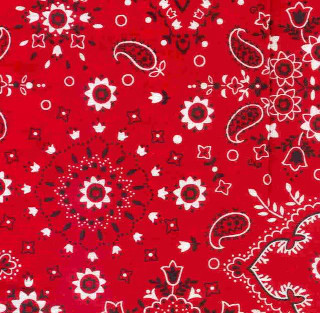 Red bandana white black designs - cornelia parker free wallpaper