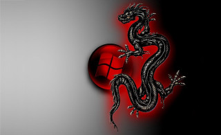 Black red dragon gradient eldritch - dragon art free wallpaper