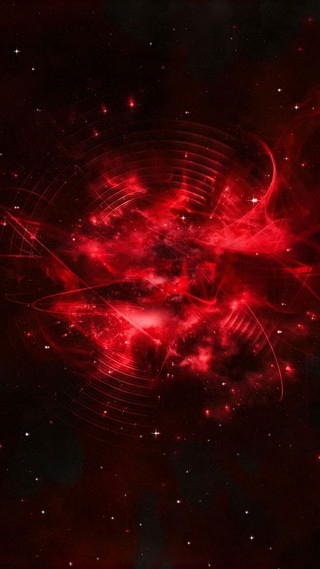 Red black background stars spiral - redshift free wallpaper