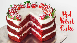 Red velvet cake white frosting 2 - verdadism free wallpaper