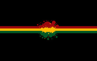 Raspberry flag black background red - funk art free wallpaper