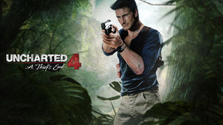 Man holding gun jungle uncharted - serial free wallpaper for desktop
