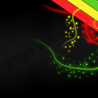Neon glowing starry sky stripes - a picture free wallpaper