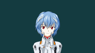 Anime blue hair red collared - blue hair free wallpaper