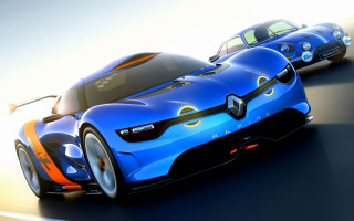 Cars racing road sky background - a white line free wallpaper