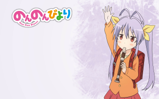 Girl long hair microphone cartoon - the side of the wall free wallpaper