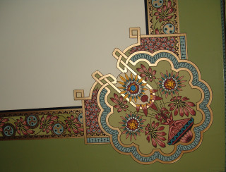 Decorative wall hanging mirror painting - earnst haeckel free wallpaper